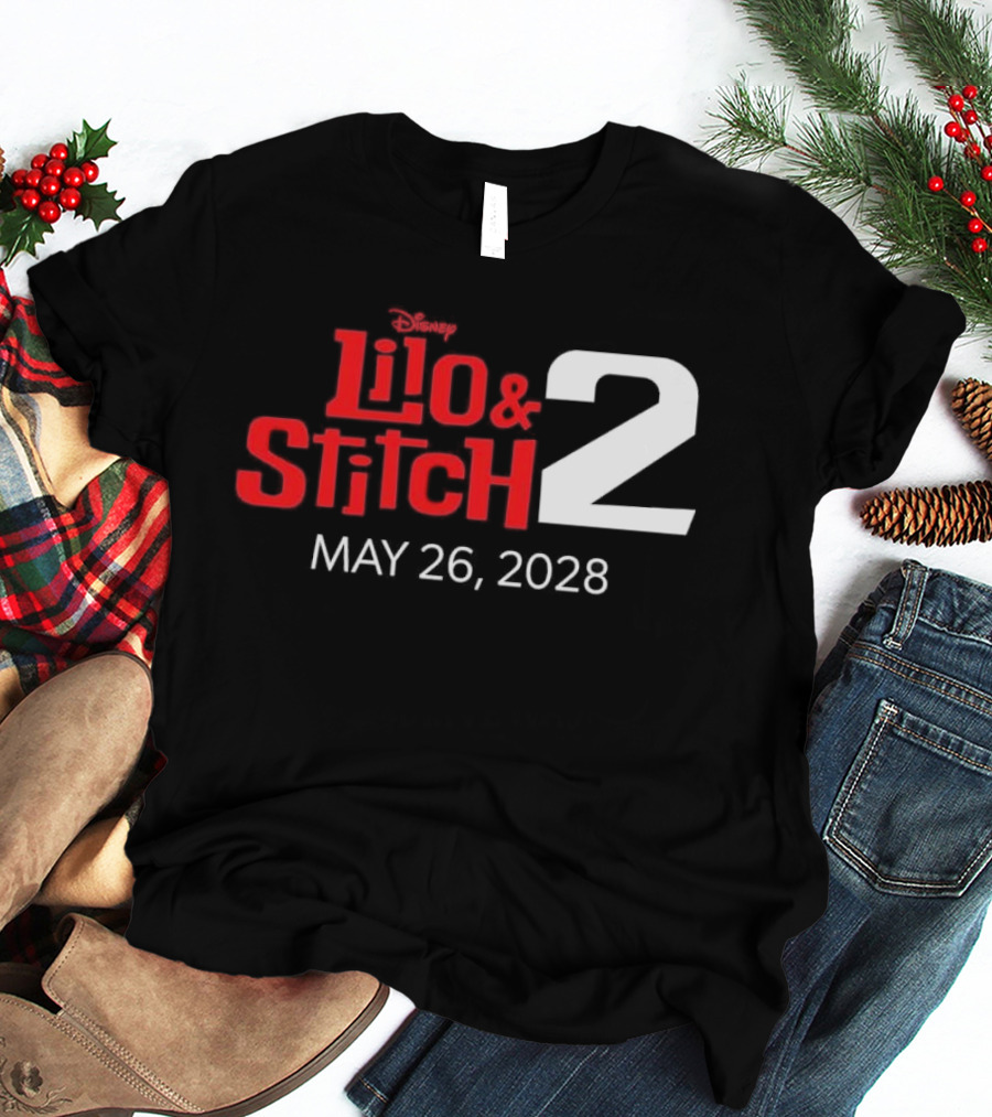 Lilo And Stitch 2 Disney May 26 2028 T-Shirt