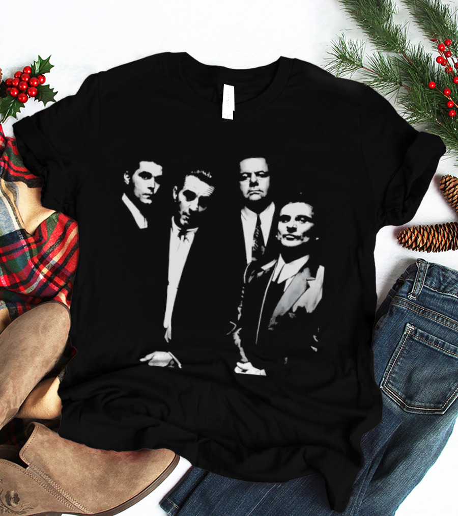 Goodfellas Robert De Niro Ray Liotta Joe Pesci Lorraine Bracco Movie Cast T-Shirt