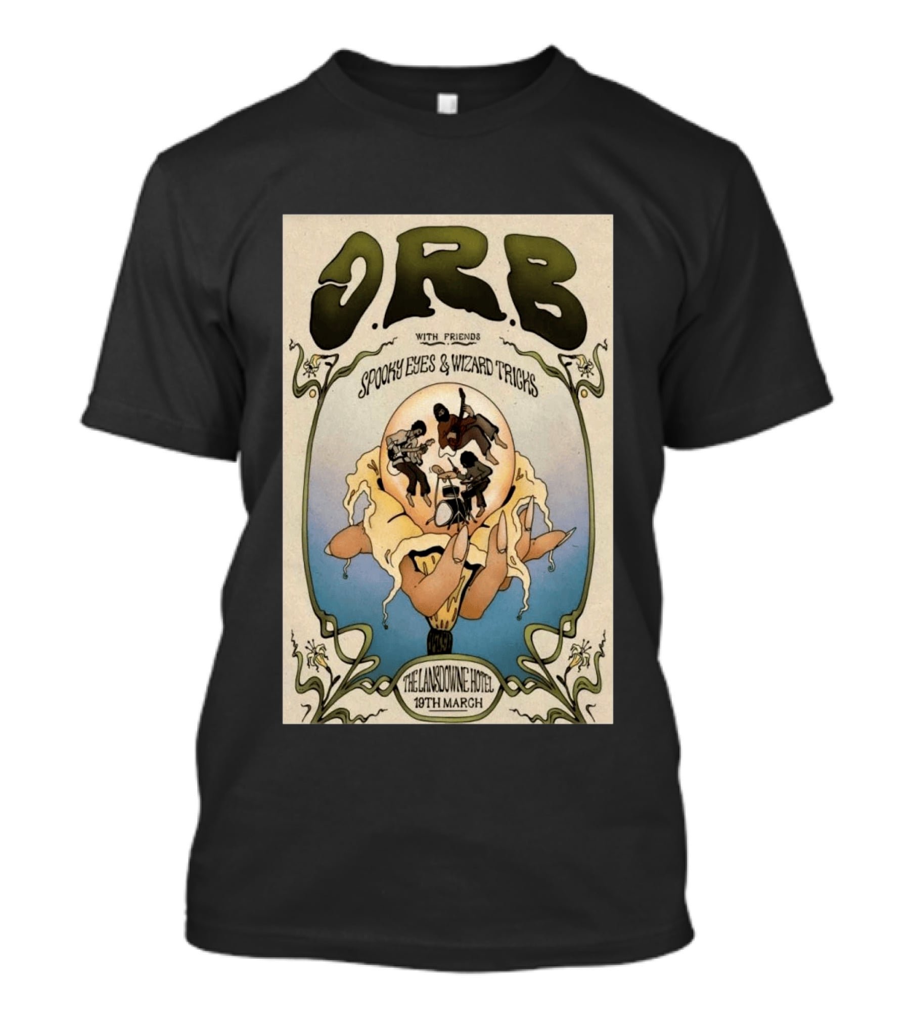 ORB Spooky Eyes Wizard Tricks Lansdowne Hotel March 19 T-Shirt