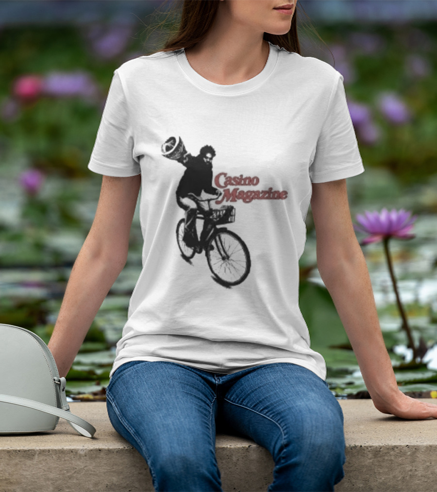 Baby Keem Limited Edition Casino Magazine Cyclist T-Shirt