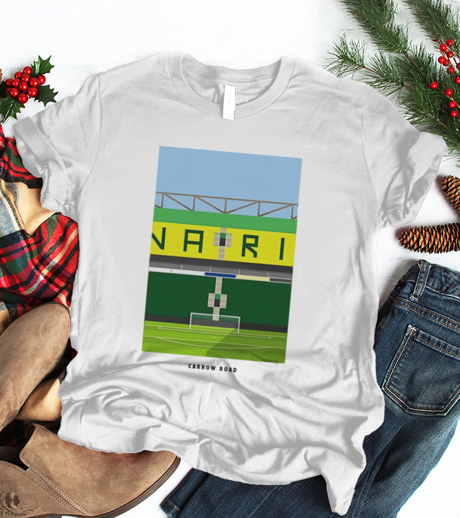 The Canaries Carrow Road Stadium Iconic Architecture T-Shirt