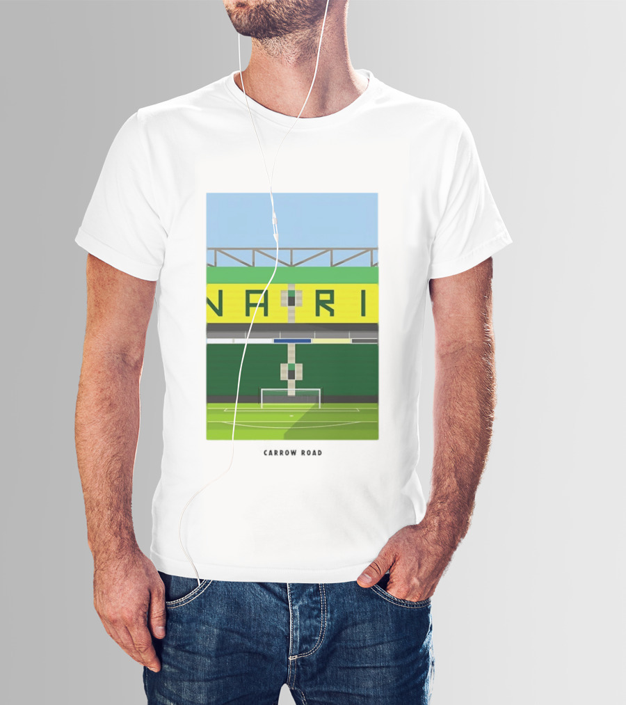 The Canaries Carrow Road Stadium Iconic Architecture T-Shirt