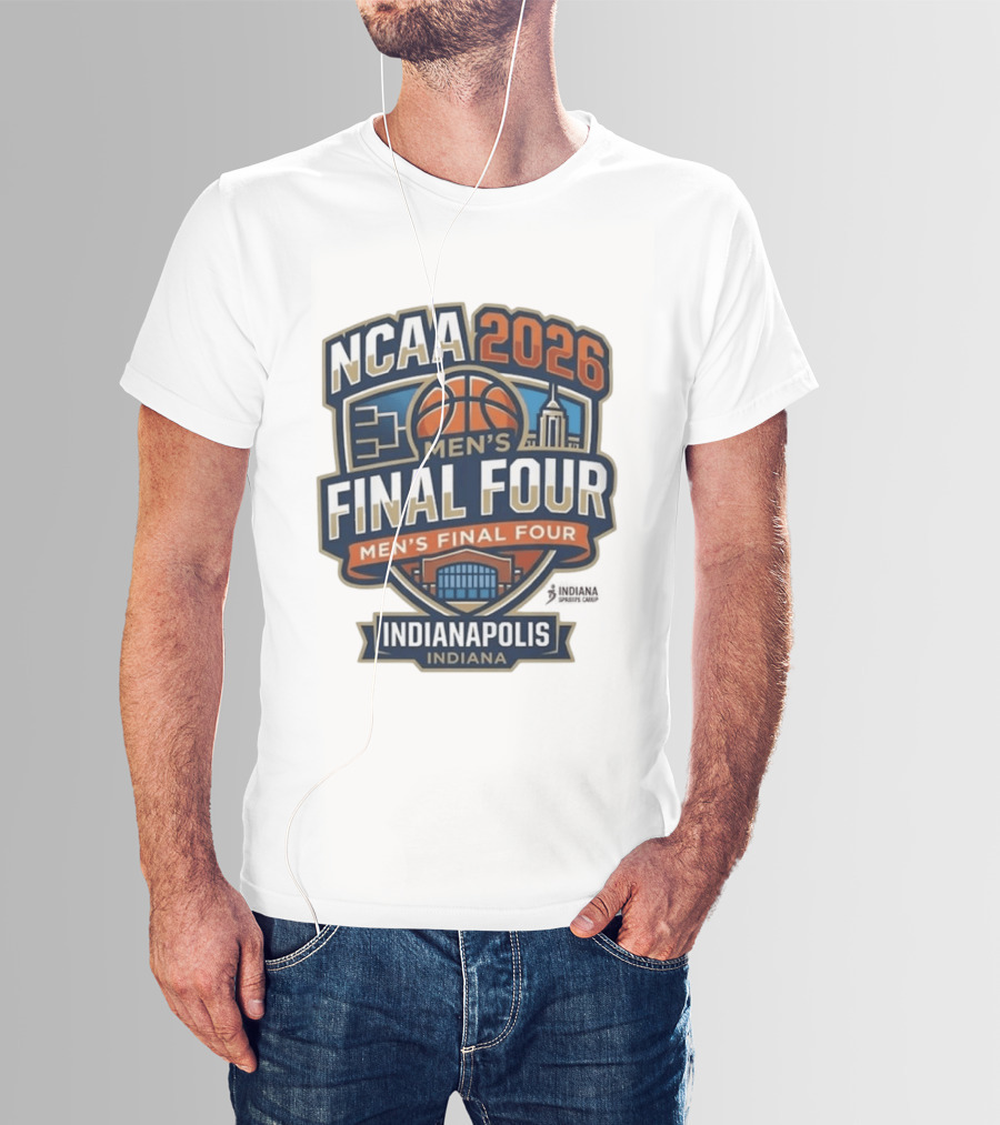 NCAA 2026 Men's Final Four Indianapolis Indiana Tournament T-Shirt