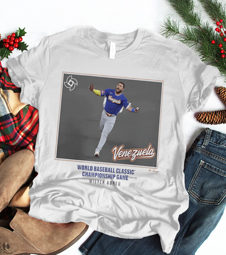 Venezuela Wilyer Abreu 2026 World Baseball Classic Championship Home Run Celebration T-Shirt