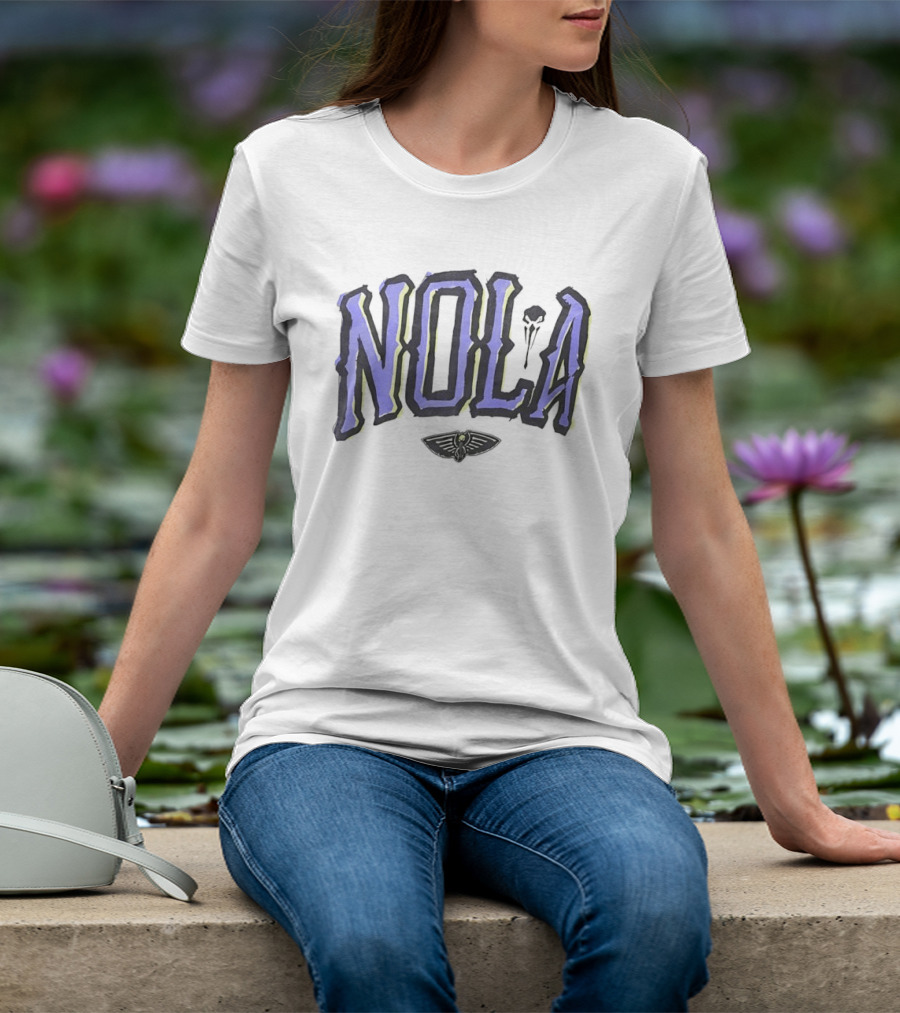 NOLA New Orleans Pelicans Basketball Team Spirit T-Shirt