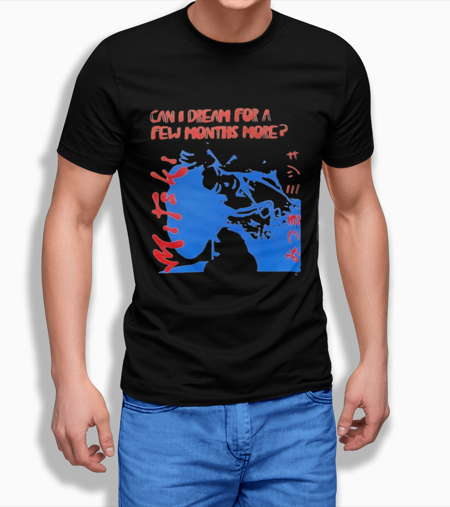 Can I Dream For Few Months More Unique Abstract Peaceful Face Blue And Red T-Shirt