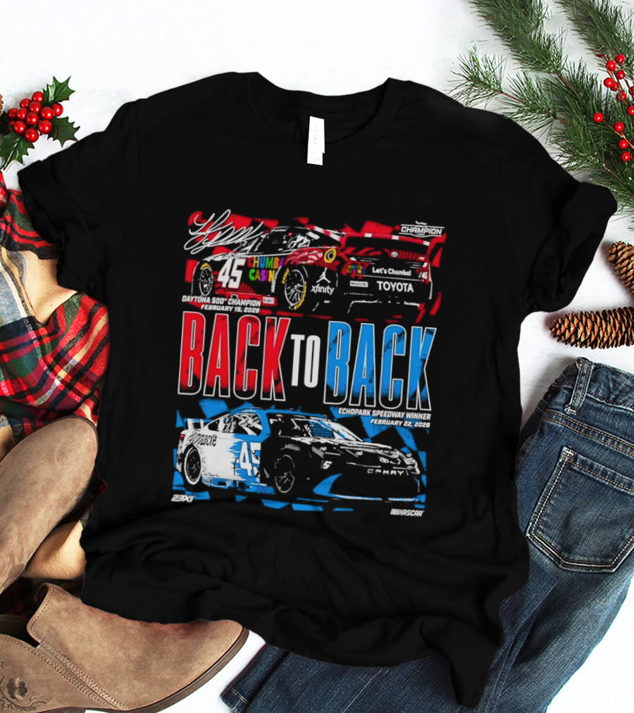 Back To Back Daytona 500 2026 Echopark Speedway Toyota Racing T-Shirt