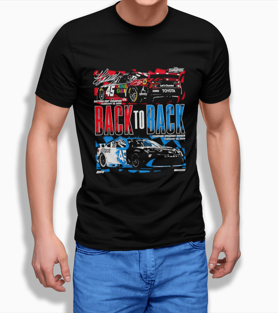 Back To Back Daytona 500 2026 Echopark Speedway Toyota Racing T-Shirt