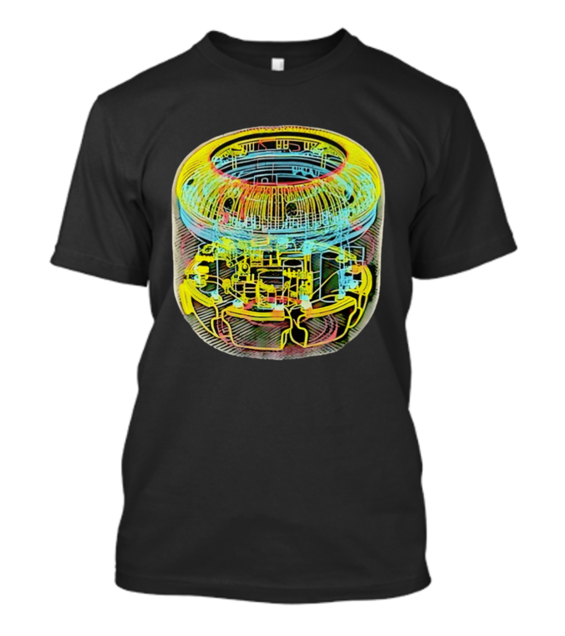 MKER Nuclear Reactor Schematic Blueprint Energy T-Shirt