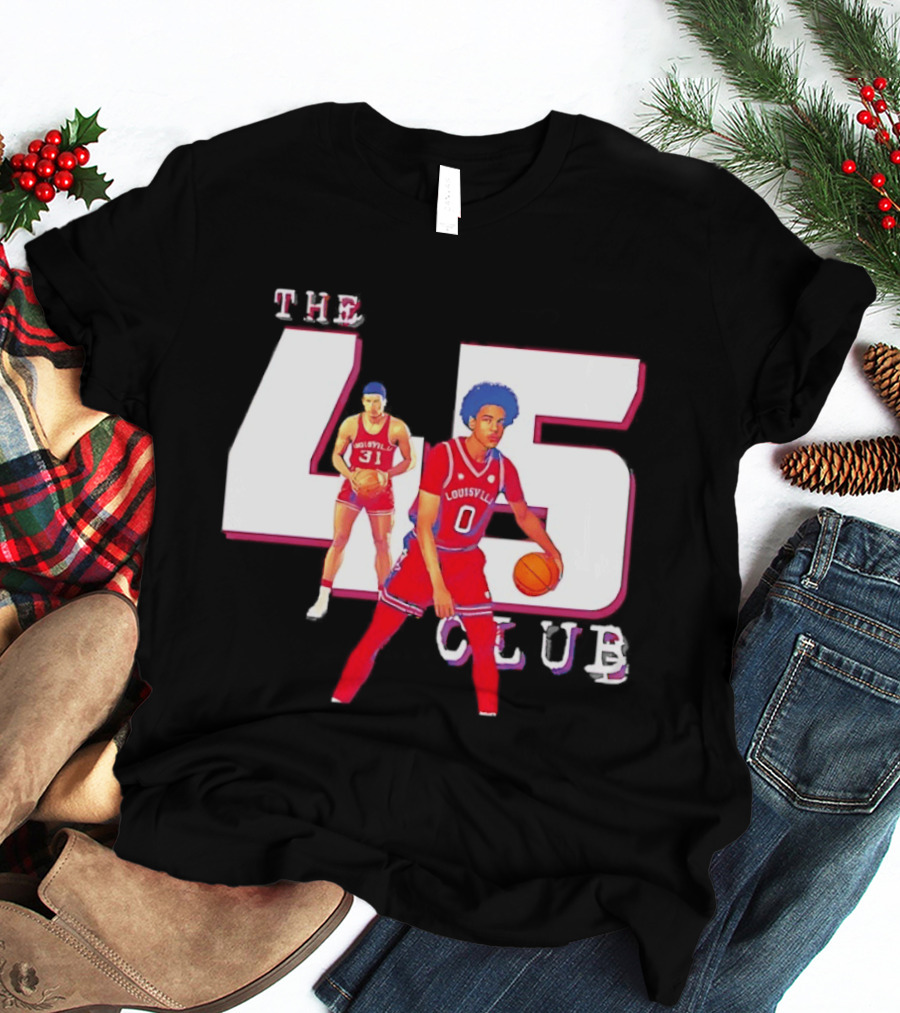 The 45 Club Louisville Cardinals Basketball Mikel Brown 31 And 0 T-Shirt