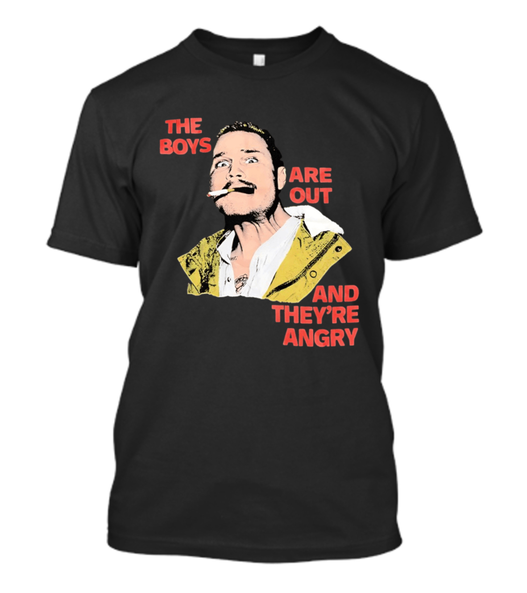 Zach Bryan The Boys Are Out And They're Angry Bold Comic T-Shirt