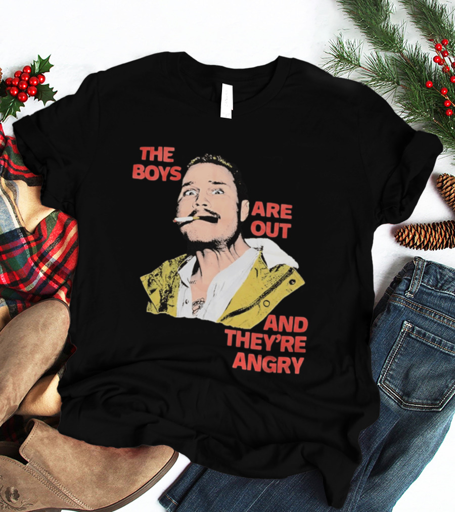 Zach Bryan The Boys Are Out And They're Angry Bold Comic T-Shirt