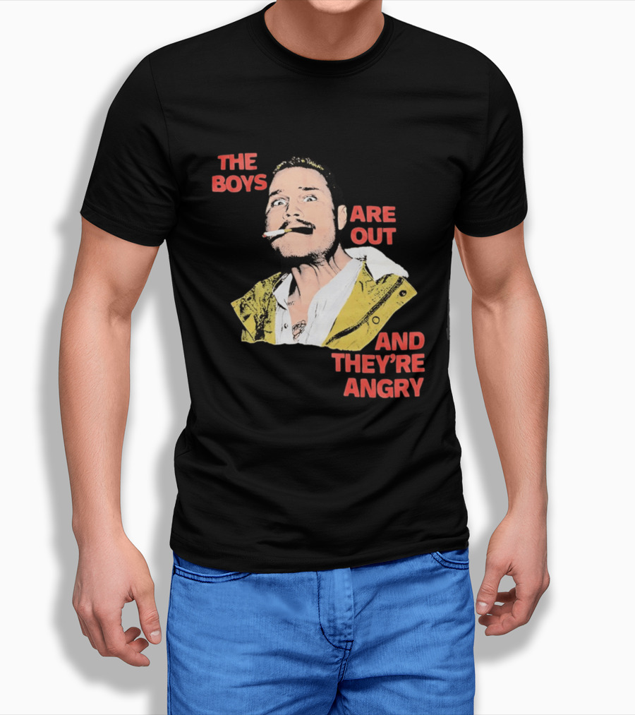 Zach Bryan The Boys Are Out And They're Angry Bold Comic T-Shirt