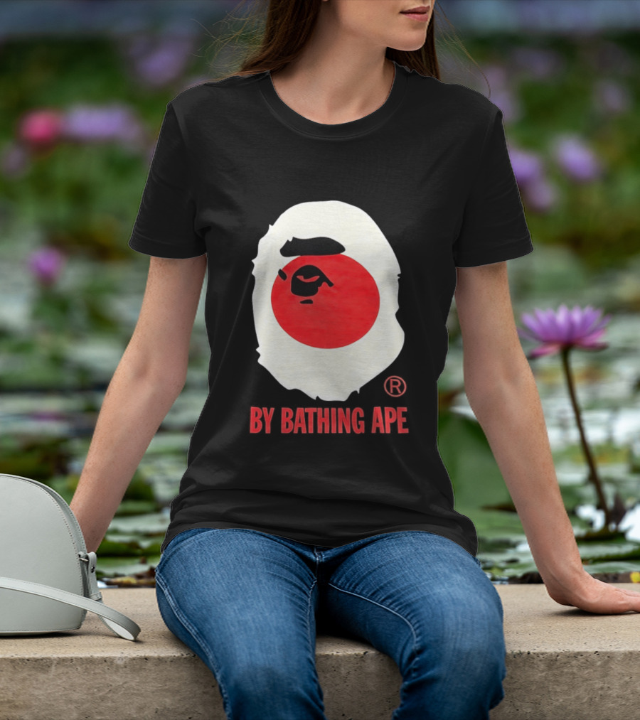 By Bathing Ape Japan Flag T-Shirt