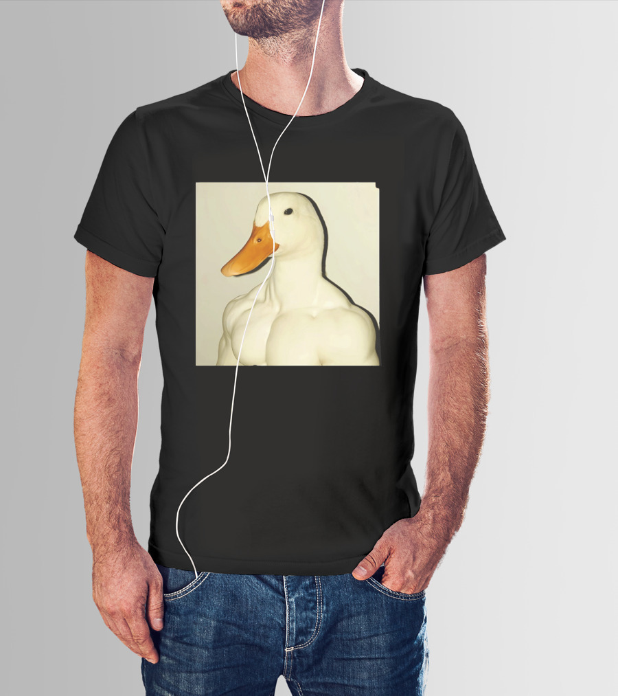 Muscle Goose Meme Buff Animal Bodybuilder Goose T-Shirt