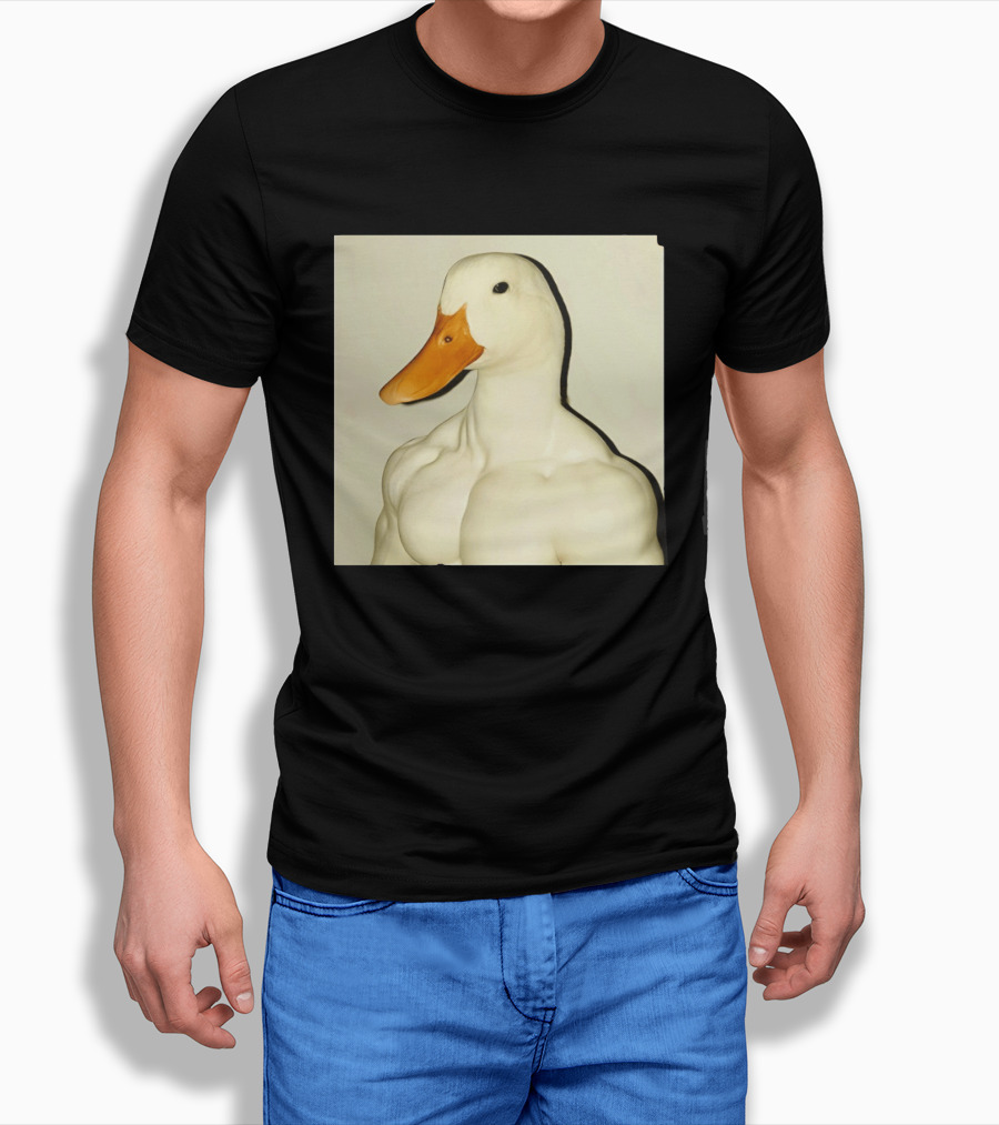 Muscle Goose Meme Buff Animal Bodybuilder Goose T-Shirt