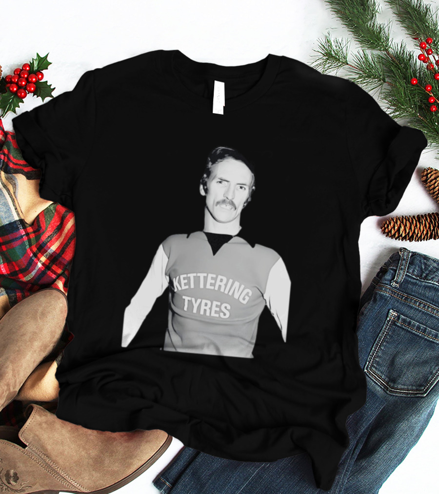 Derek Dougan Kettering Tyres Football Top T-Shirt