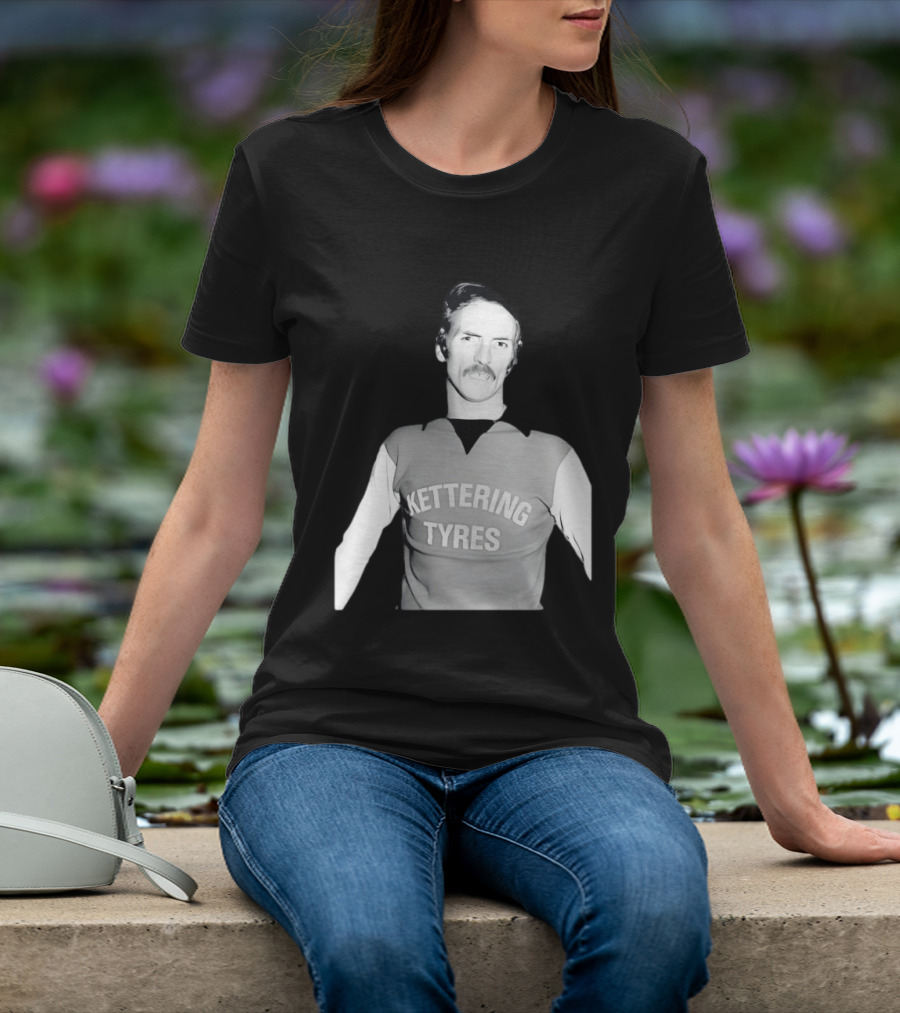 Derek Dougan Kettering Tyres Football Top T-Shirt