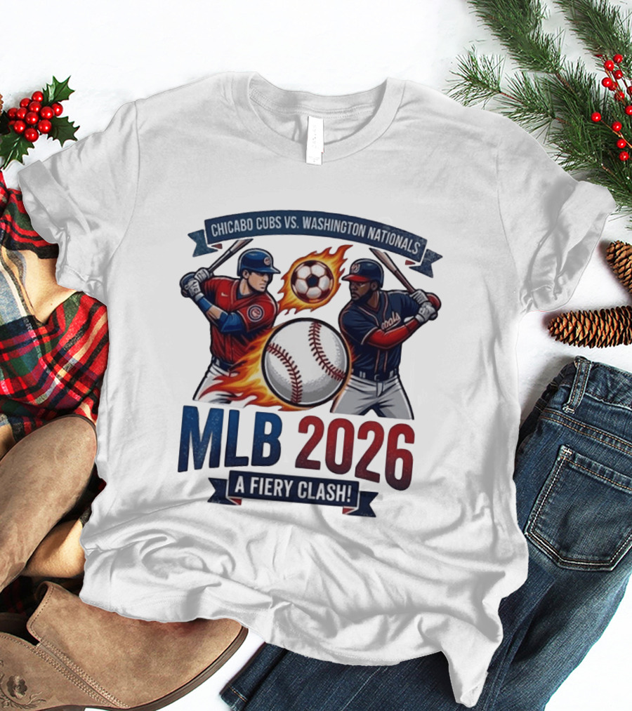 Chicago Cubs Vs Washington Nationals MLB 2026 A Fiery Clash T-Shirt