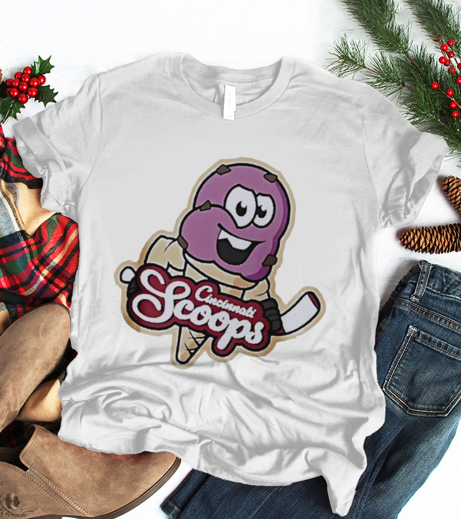 Cincinnati Scoops Hockey Ice Cream Cyclones T-Shirt