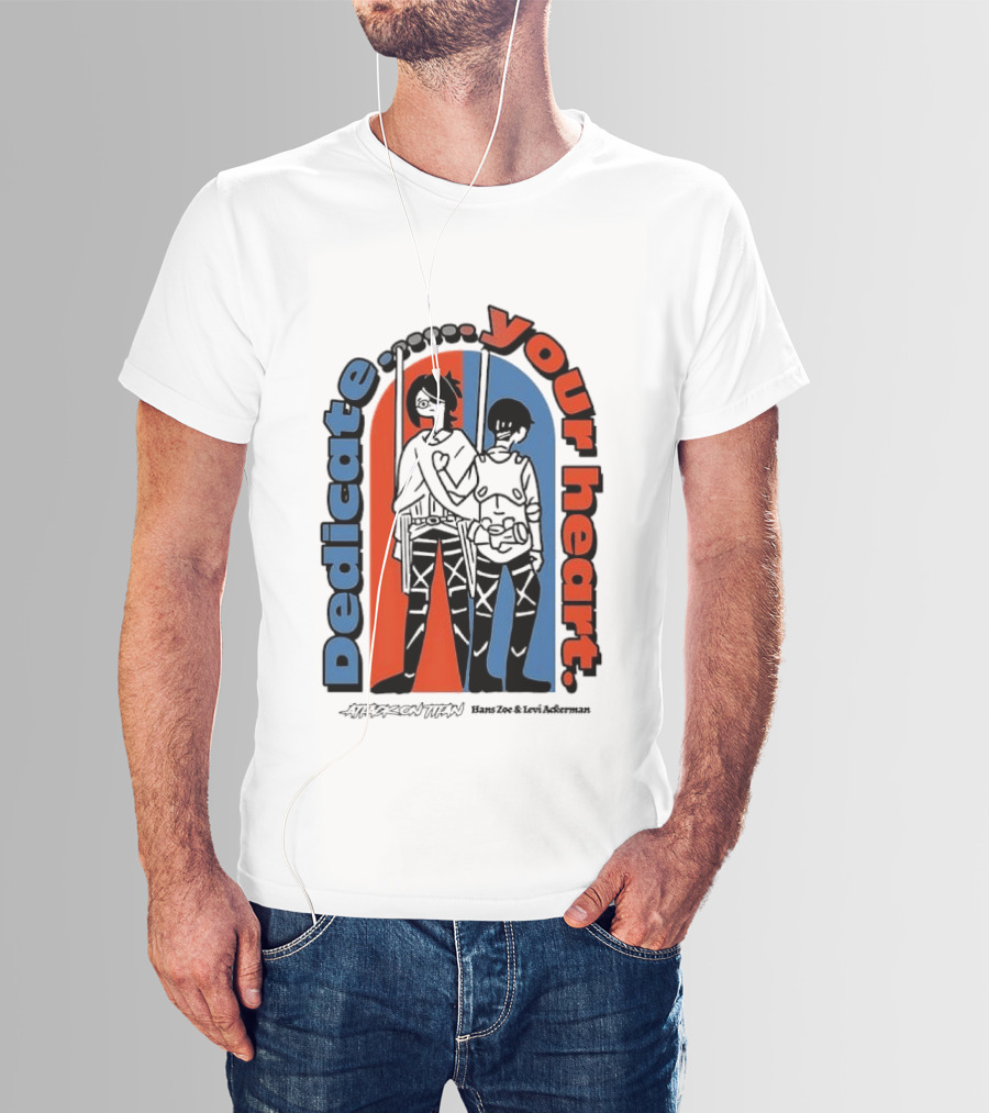 Dedicate Your Heart Attack On Titan Eren And Mikasa T-Shirt