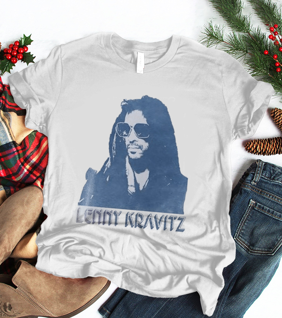 Lenny Kravitz Blue Sunglasses Las Vegas T-Shirt