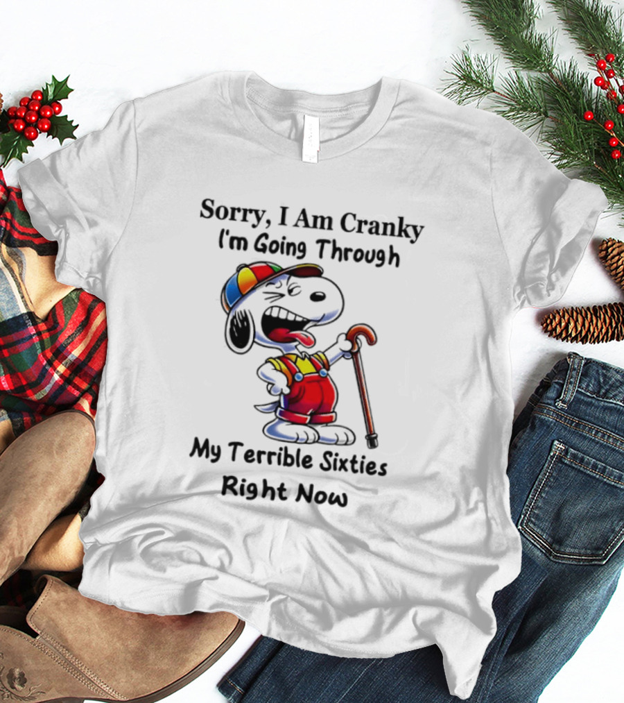 Sorry I Am Cranky I'm Going Through My Terrible Sixties Right Now T-Shirt