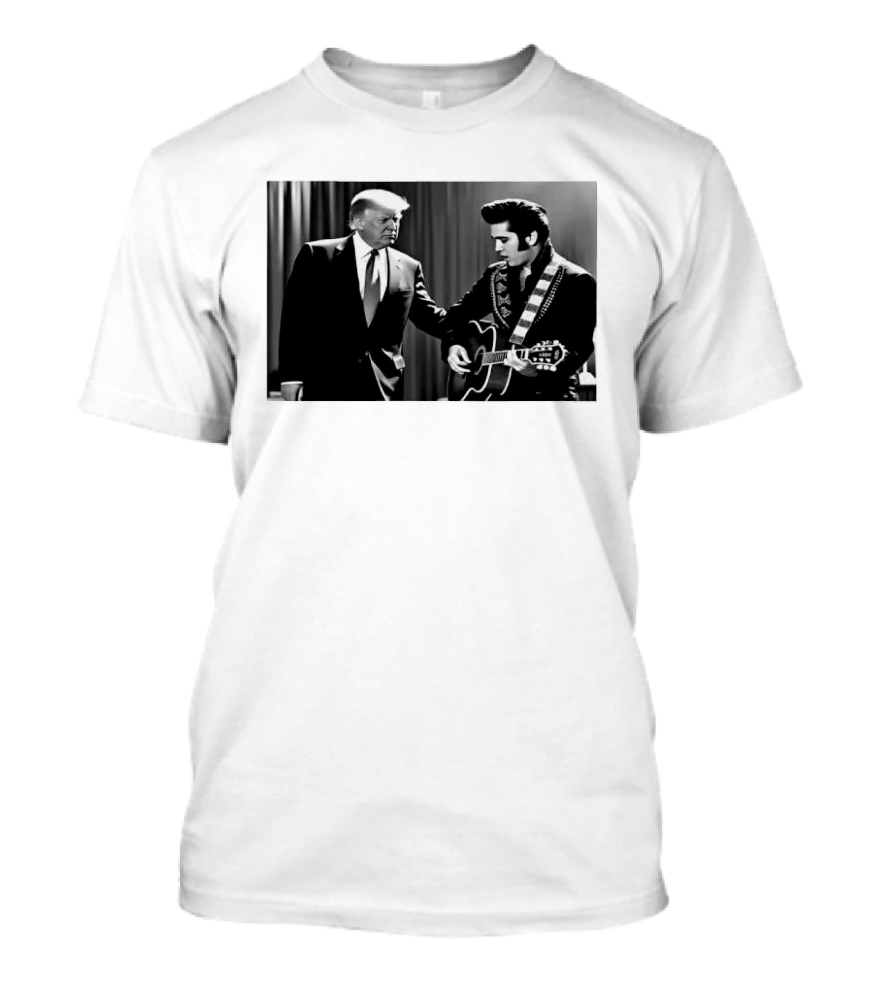Trump Visits Graceland With Presley Guitar Moment T-Shirt