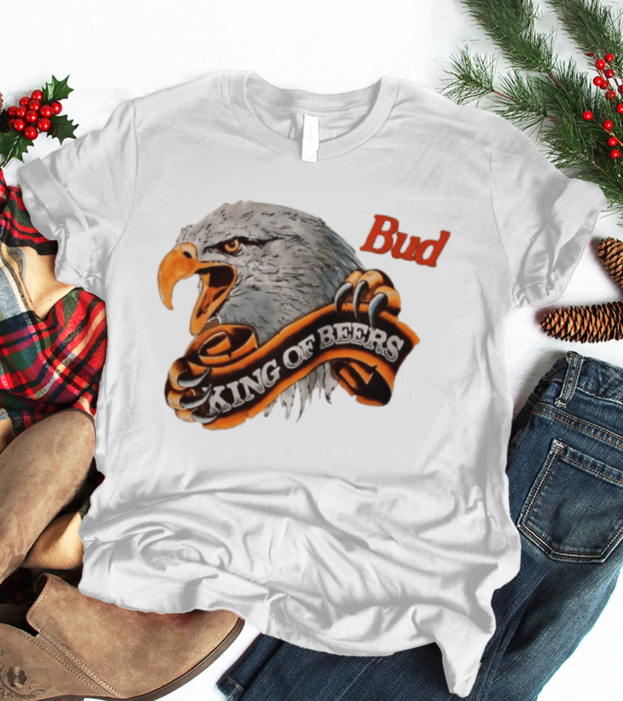 Bud King Of Beers Anheuser Busch Eagle T-Shirt