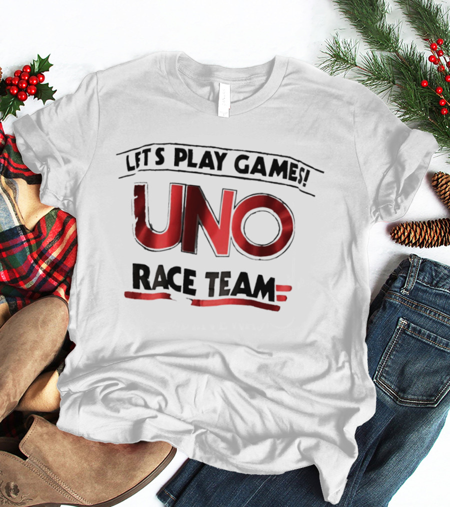 Let's Play Games Uno Race Team T-Shirt
