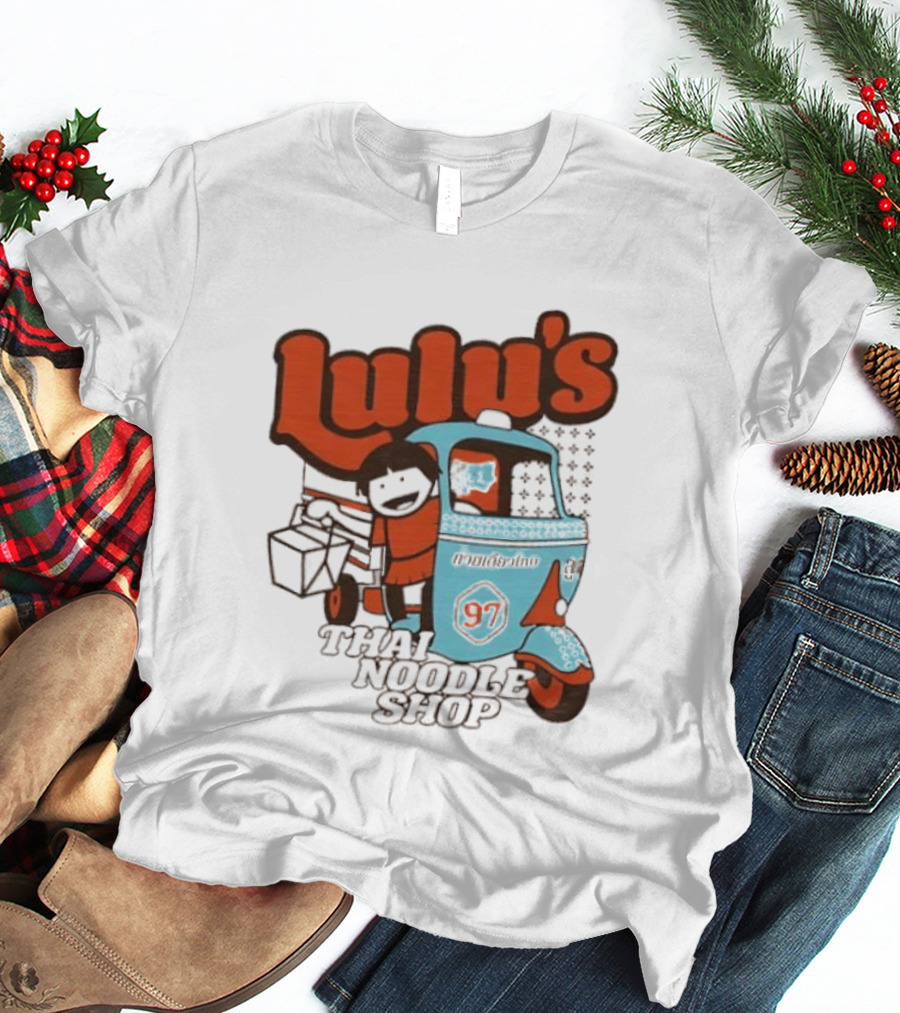 Lulu's Thai Noodle Shop Tuk Tuk Cartoon 97 T-Shirt