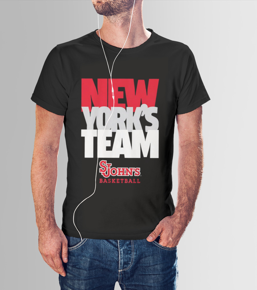 New York's Team St John's Basketball T-Shirt
