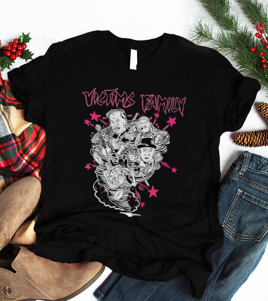Victims Family Rock Band Tornado With Stars T-Shirt
