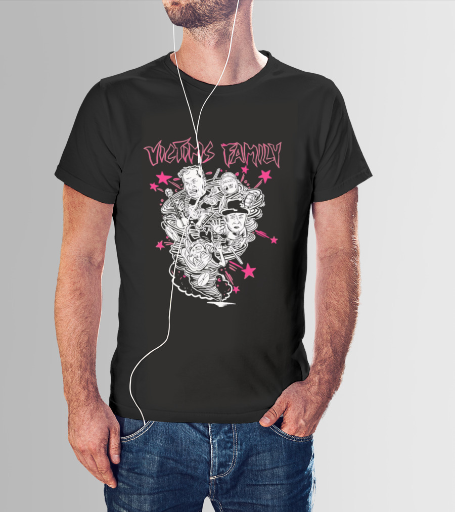 Victims Family Rock Band Tornado With Stars T-Shirt