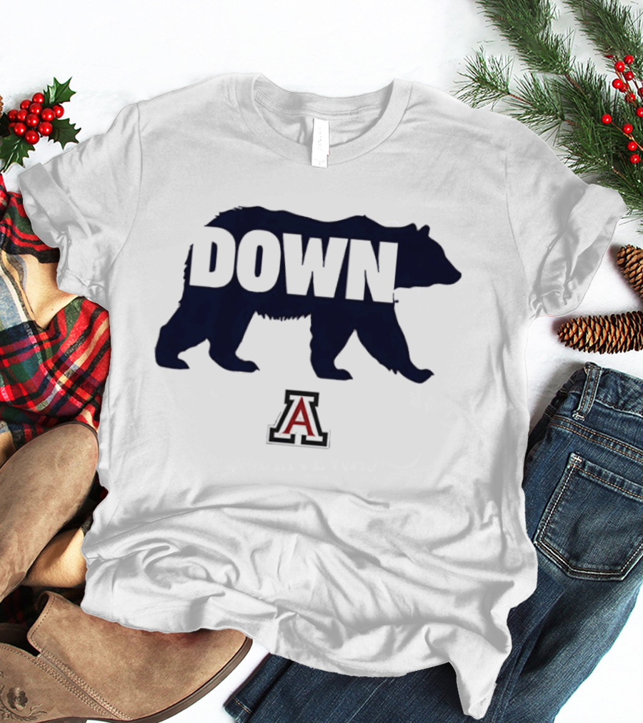 Arizona Wildcats Bear Down Basketball A T-Shirt