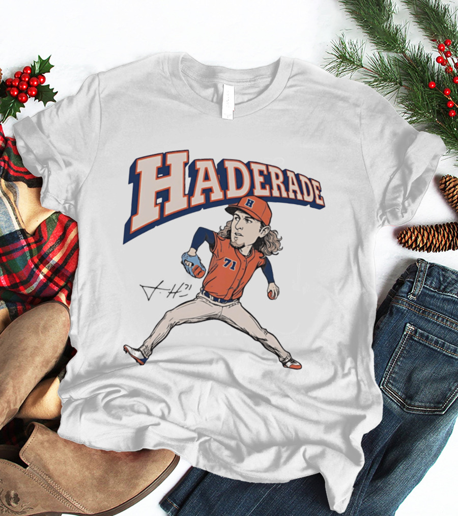 Haderade Josh Hader Houston Astros Caricature 71 T-Shirt