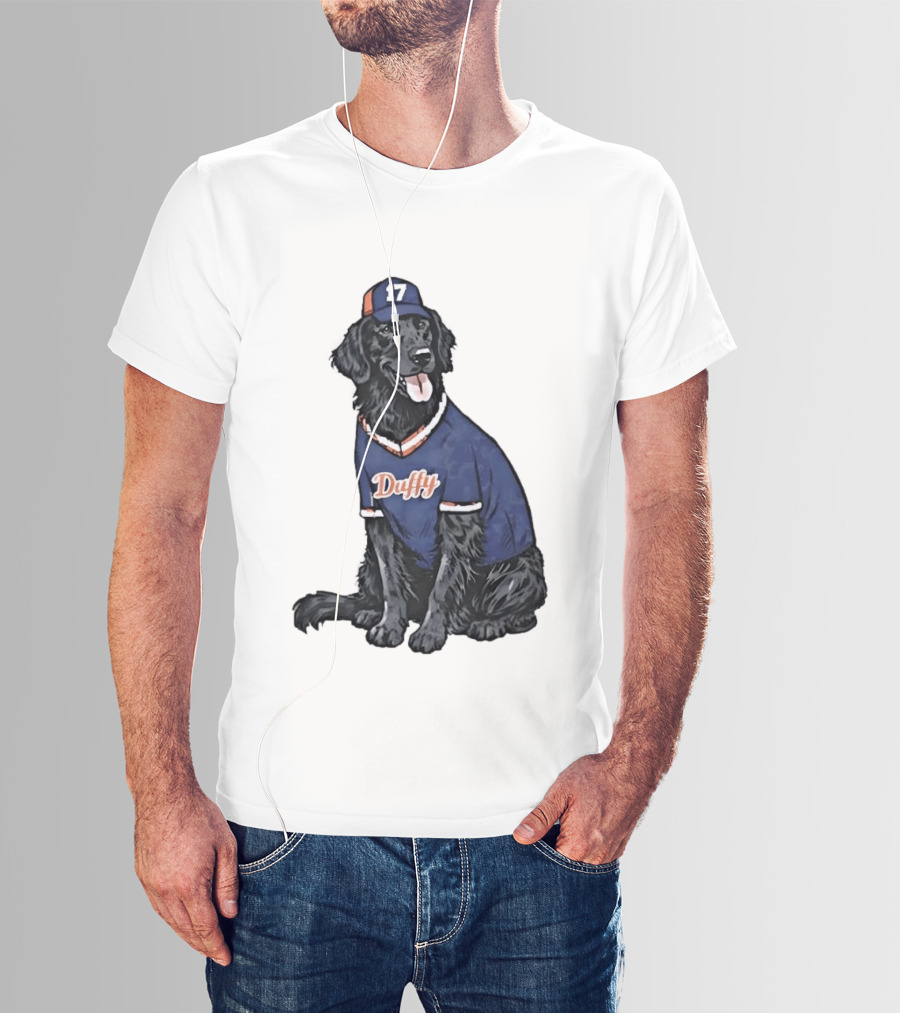 Keith Hernandez 17 New York Mets Duffy Jersey Dog T-Shirt