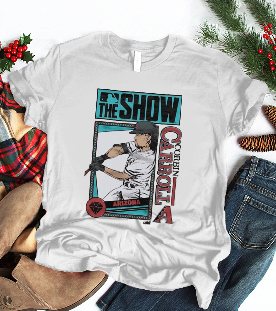 MLB The Show Corbin Carroll Arizona Diamondbacks Baseball Player T-Shirt