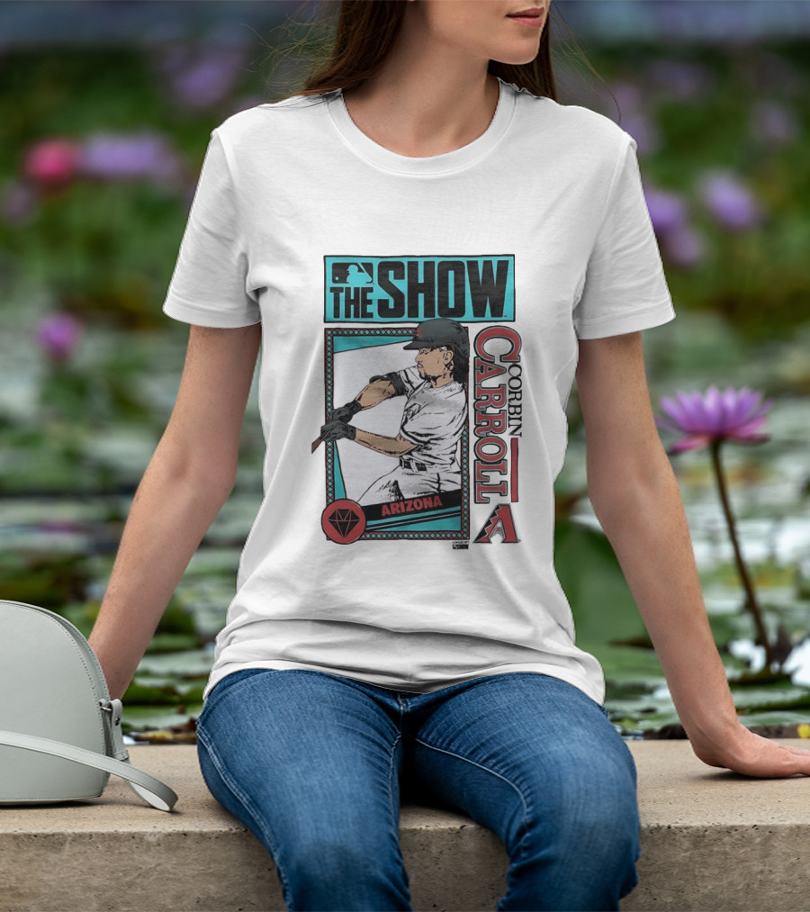MLB The Show Corbin Carroll Arizona Diamondbacks Baseball Player T-Shirt