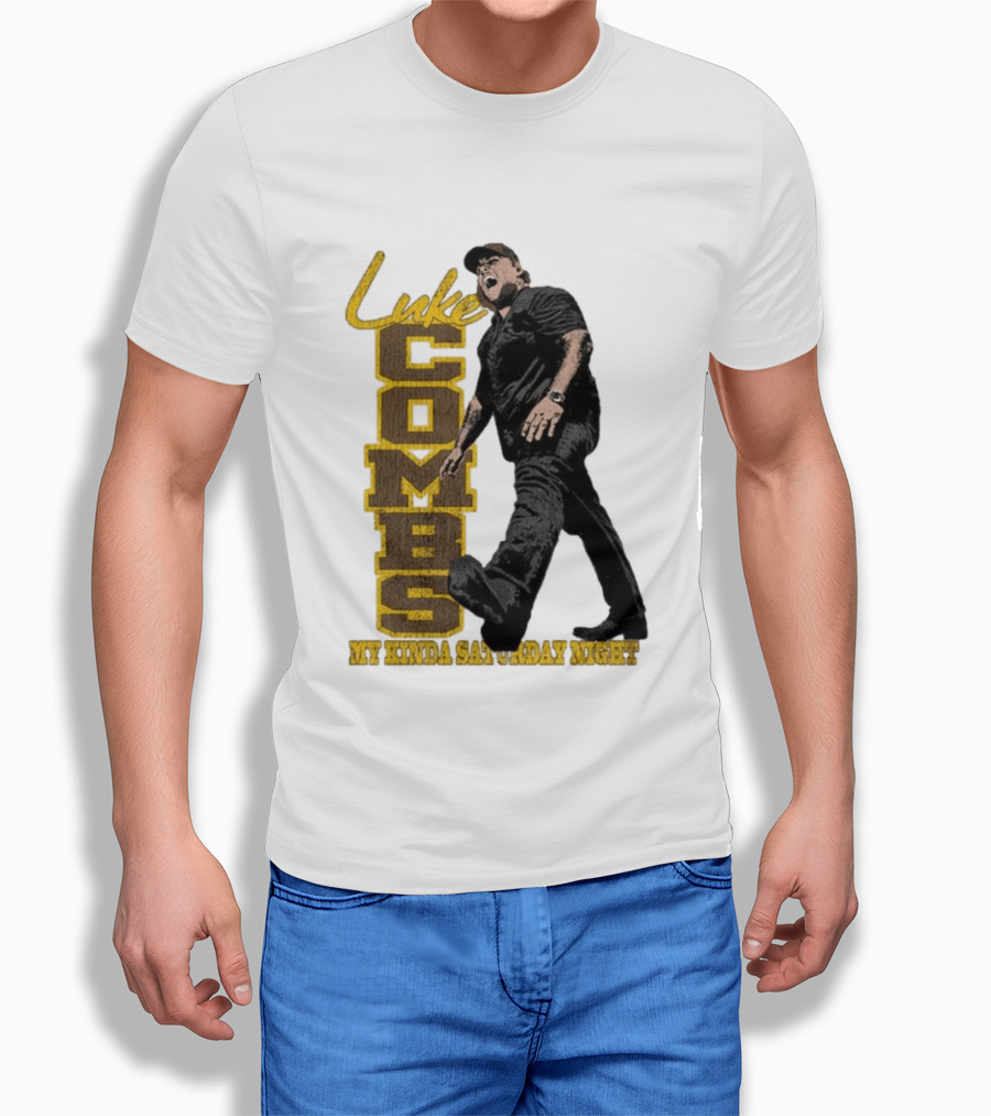 Luke Combs My Kinda Saturday Night Tour 2026 Sideline Collection T-Shirt