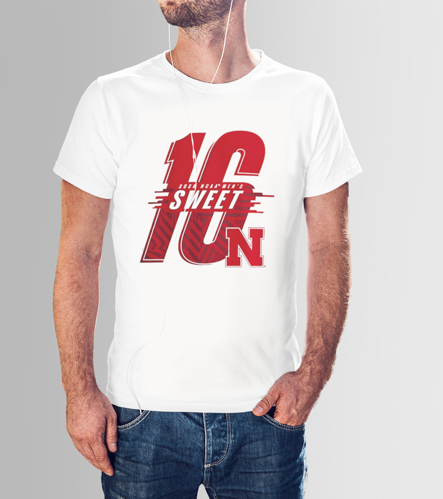 2026 NCAA Men's Sweet 16 Nebraska Huskers Basketball T-Shirt