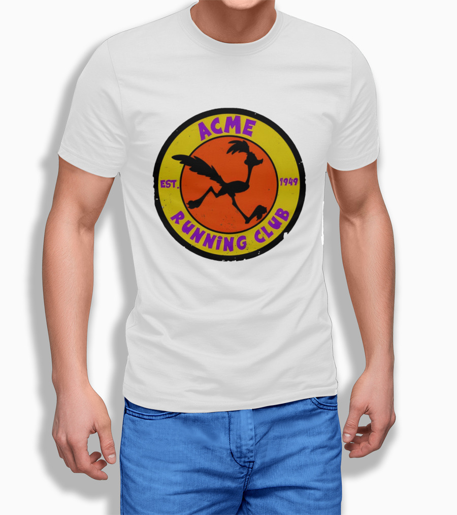 Acme Running Club Est 1949 Road Runner Bird T-Shirt