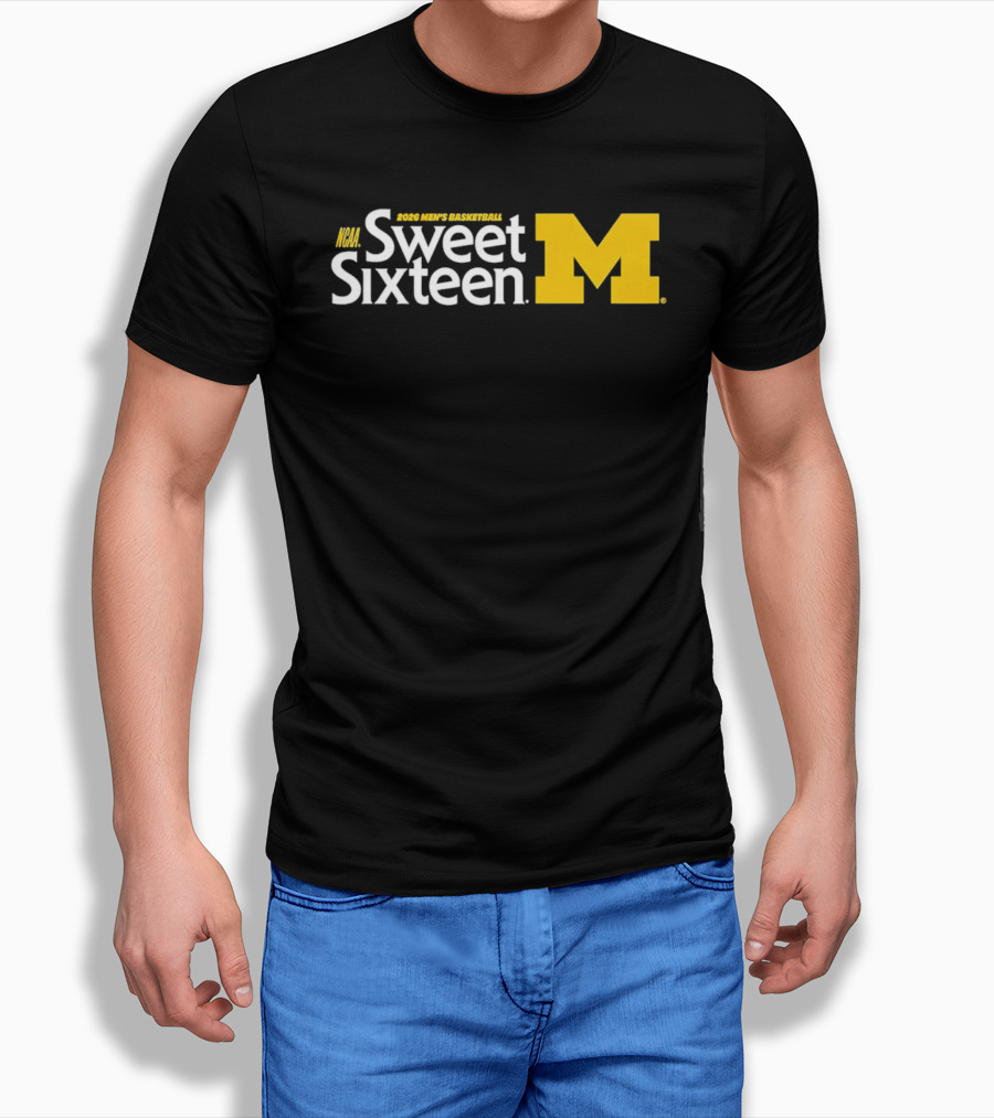 2026 NCAA Men's Basketball Sweet Sixteen Michigan T-Shirt