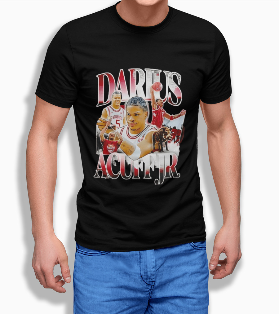 Darius Acuff Jr Arkansas Basketball Razorbacks T-Shirt