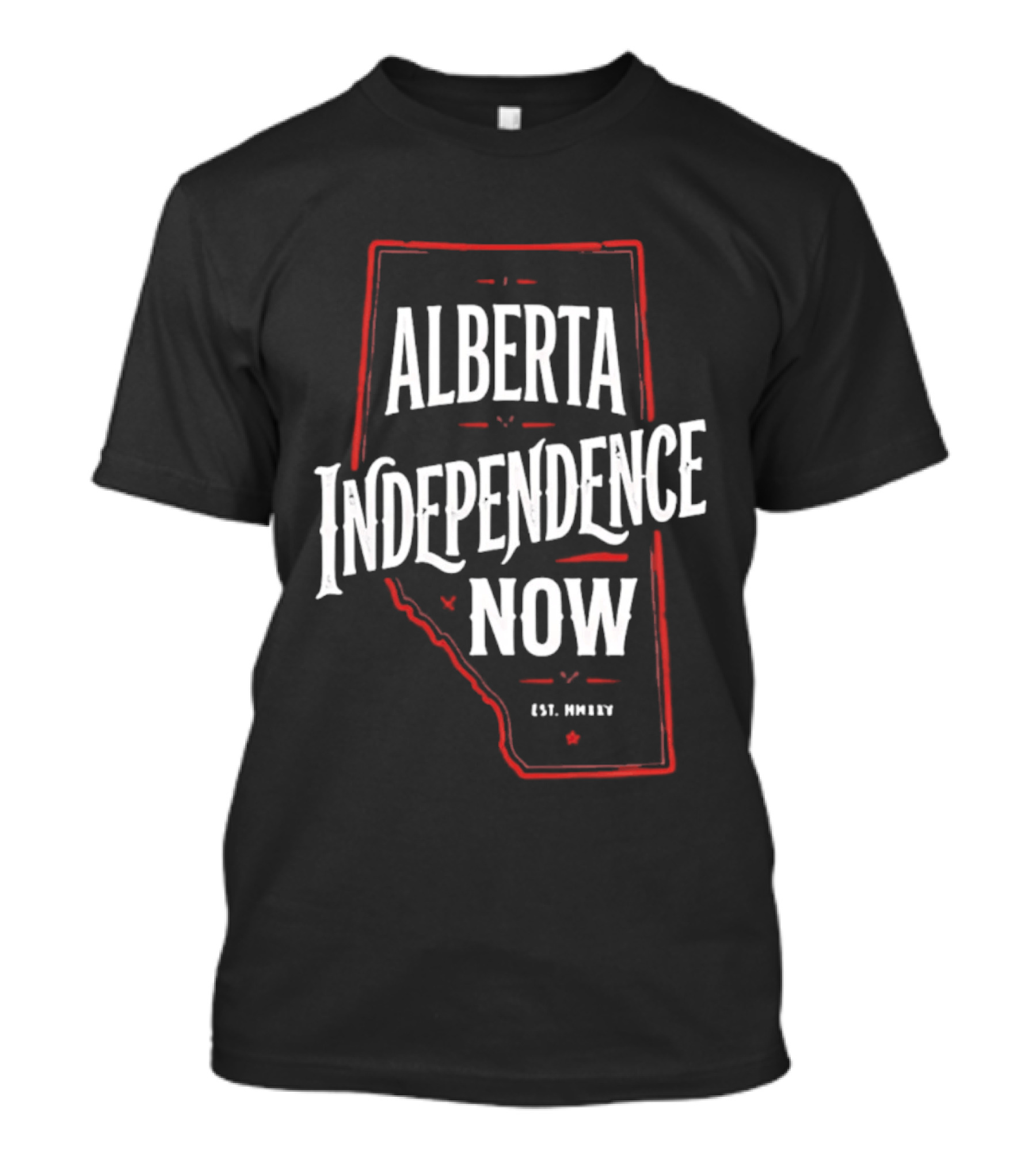 Alberta Independence Now Est. 2021 Map T-Shirt