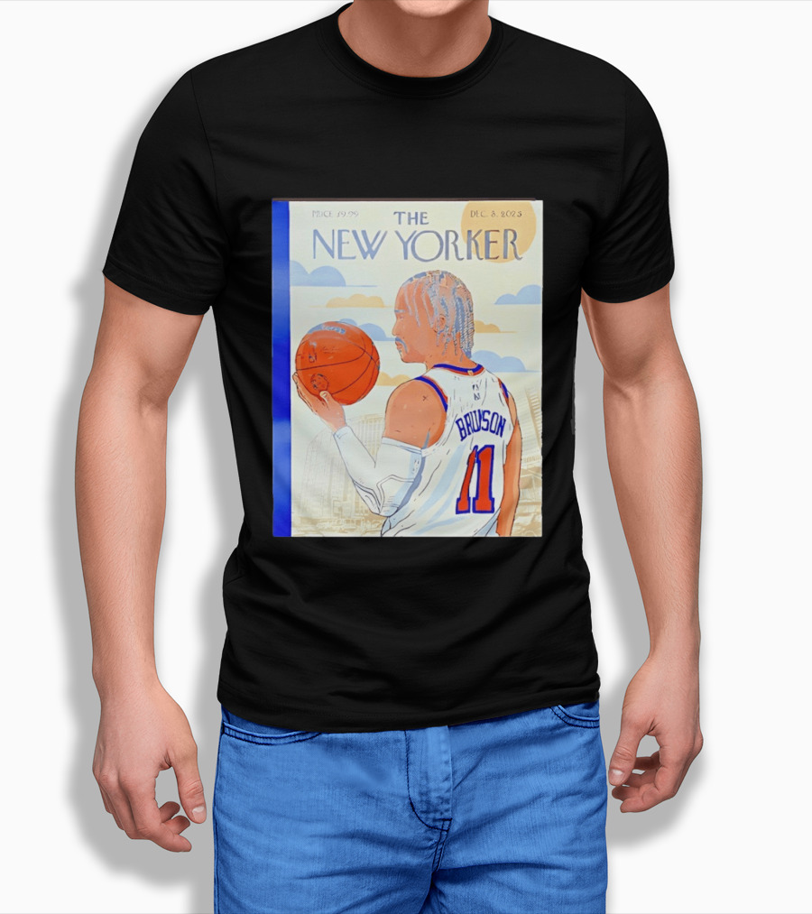 The New Yorker Jalen Brunson 11 New York Knicks Madison Square Garden December 8 2023 T-Shirt