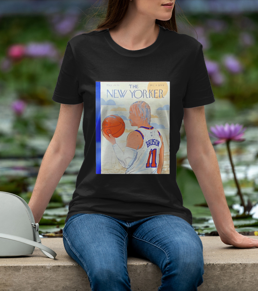 The New Yorker Jalen Brunson 11 New York Knicks Madison Square Garden December 8 2023 T-Shirt