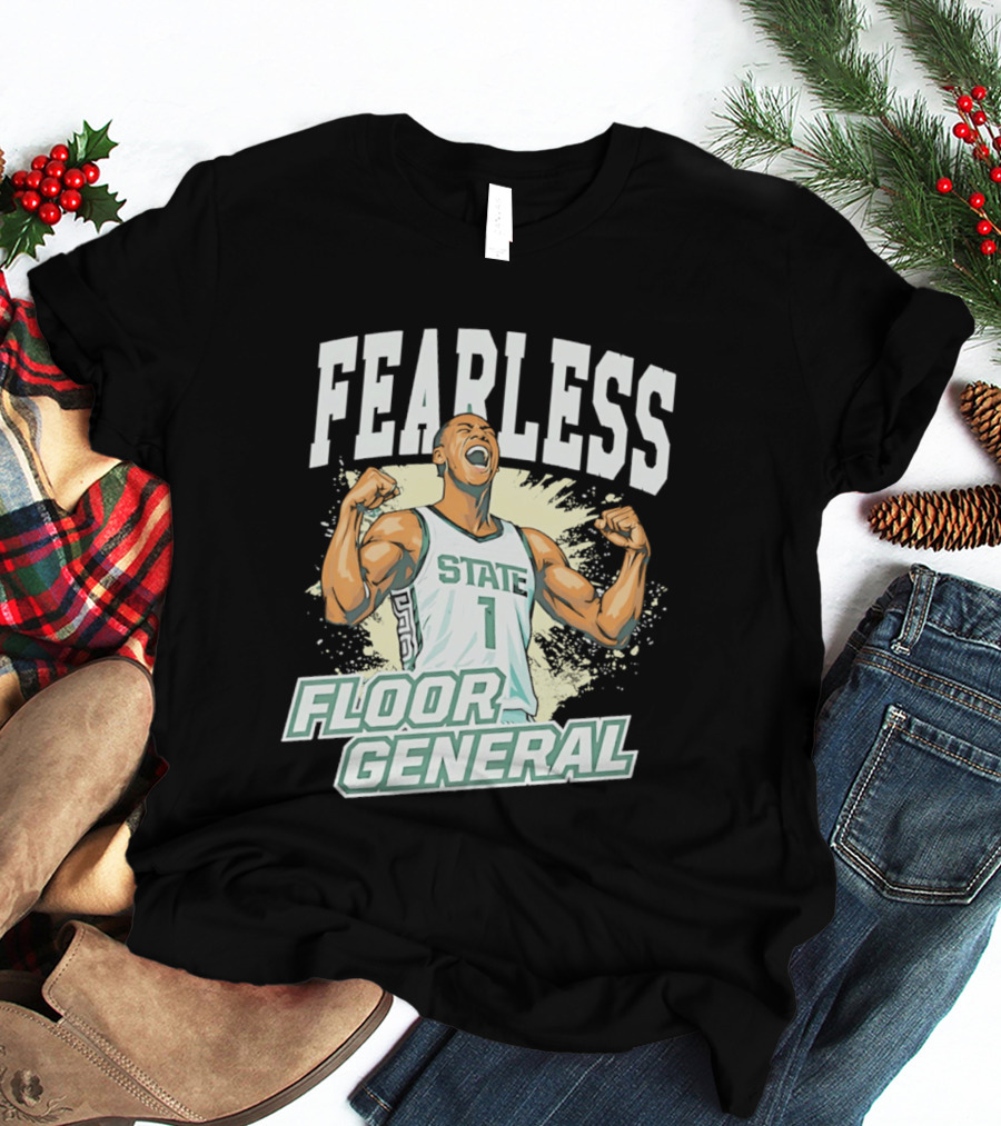 Fearless State 1 Floor General MM26 Michigan State Spartans T-Shirt