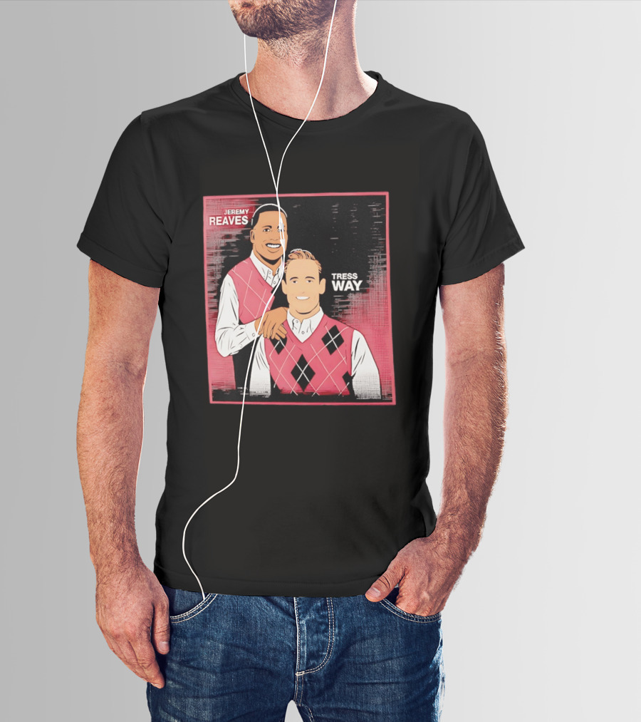 Jeremy Reaves Tress Way Washington Commanders Step Brothers Argyle Vest T-Shirt