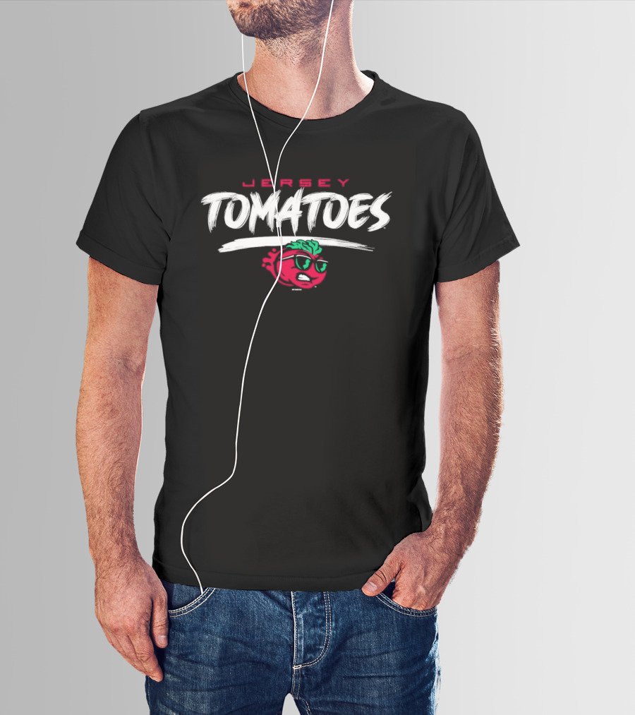 Jersey Shore BlueClaws TNC Jersey Tomatoes Sunglasses Tomato T-Shirt